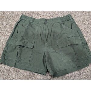 Men's RedHead Beachcomber Shorts Size 38 Olive 5" Inseam Cotton Canvas NWT